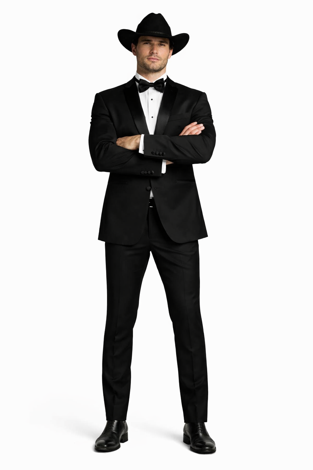 Men's Two Toned Full Lapel Shawl Black Tuxedo wool Fabric Suits