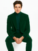 Mens Velvet Suit - Green Suit