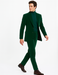 Mens Velvet Suit - Green Suit