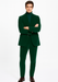 Mens Velvet Suit - Green Suit