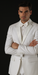 Mens Vested 2 Button Classic Tuxedo in White