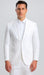 Mens Vested Summer Seersucker Suit in White Pinstripe