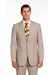 Men's Vitali  Authentic 2 Button Khaki Slim Fit Suit