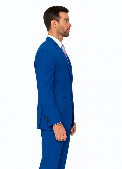 Men's Vitali  Authentic 2 Button Royal Slim Fit Dress Suits for Men - Image 3