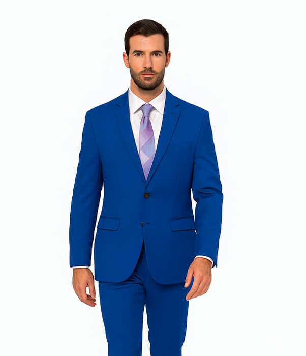 Men's Vitali  Authentic 2 Button Royal Slim Fit Dress Suits for Men