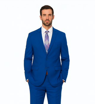 Men's Vitali  Authentic 2 Button Royal Slim Fit Dress Suits for Men - Image 7