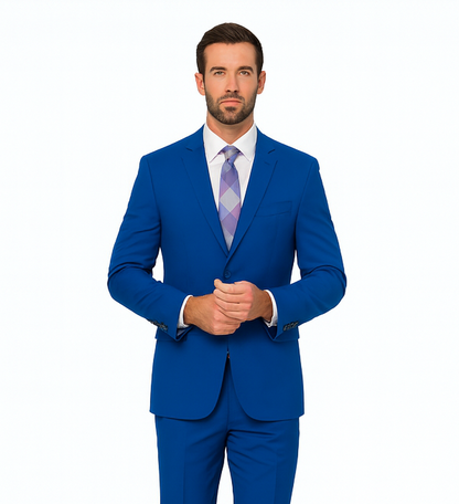 Men's Vitali  Authentic 2 Button Royal Slim Fit Dress Suits for Men - Image 8
