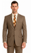 Men's Vitali  Authentic 2 Button Tan Slim Fit Suit