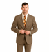 Men's Vitali  Authentic 2 Button Tan Slim Fit Suit