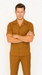 Mens Walking Suit in Color caramel  leisure suit causal Matching Shirt and Pants $99