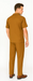 Mens Walking Suit in Color caramel  leisure suit causal Matching Shirt and Pants $99