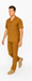 Mens Walking Suit in Color caramel  leisure suit causal Matching Shirt and Pants $99