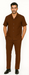 Mens Walking Suit in Color cognac  leisure suit causal Matching Shirt and Pants $99