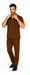 Mens Walking Suit in Color cognac  leisure suit causal Matching Shirt and Pants $99