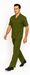 Mens Walking Suit in Color olive  leisure suit causal Matching Shirt and Pants $99