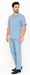 Mens Walking Suit in Color powder blue leisure suit causal Matching Shirt and Pants $99
