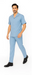 Mens Walking Suit in Color powder blue leisure suit causal Matching Shirt and Pants $99