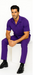 Mens Walking Suit in Color purple leisure suit causal Matching Shirt and Pants $99