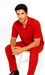 Mens Walking Suit in Color red leisure suit causal Matching Shirt and Pants $99
