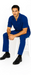 Mens Walking Suit in Color royal blue leisure suit causal Matching Shirt and Pants $99