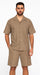 Mens Walking Suits With Shorts + Shorts Oatmeal