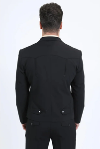 Men's Western Sport Suit - Black - Traje Para Hombre