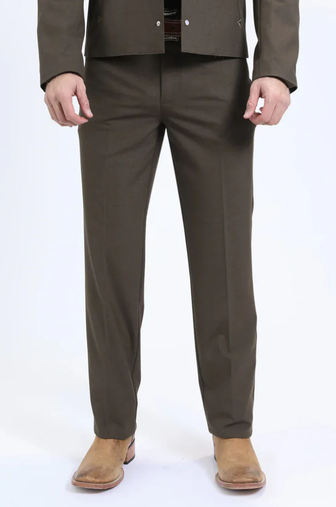 Men's Western Sport Suit - Brown - Traje Para Hombre - Image 6