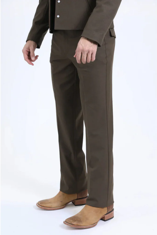 Men's Western Sport Suit - Brown - Traje Para Hombre - Image 7