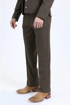 Men's Western Sport Suit - Brown - Traje Para Hombre - Image 7