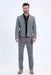 Men's Western Sport Suit - Grey - Traje Para Hombre