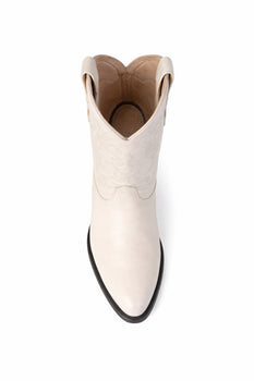 Los Altos Men's Winter white Genuine Elk Leather J Toe Boots