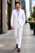 2 Button Men's  Jacket White Linen Suit - Mens Linen Suit