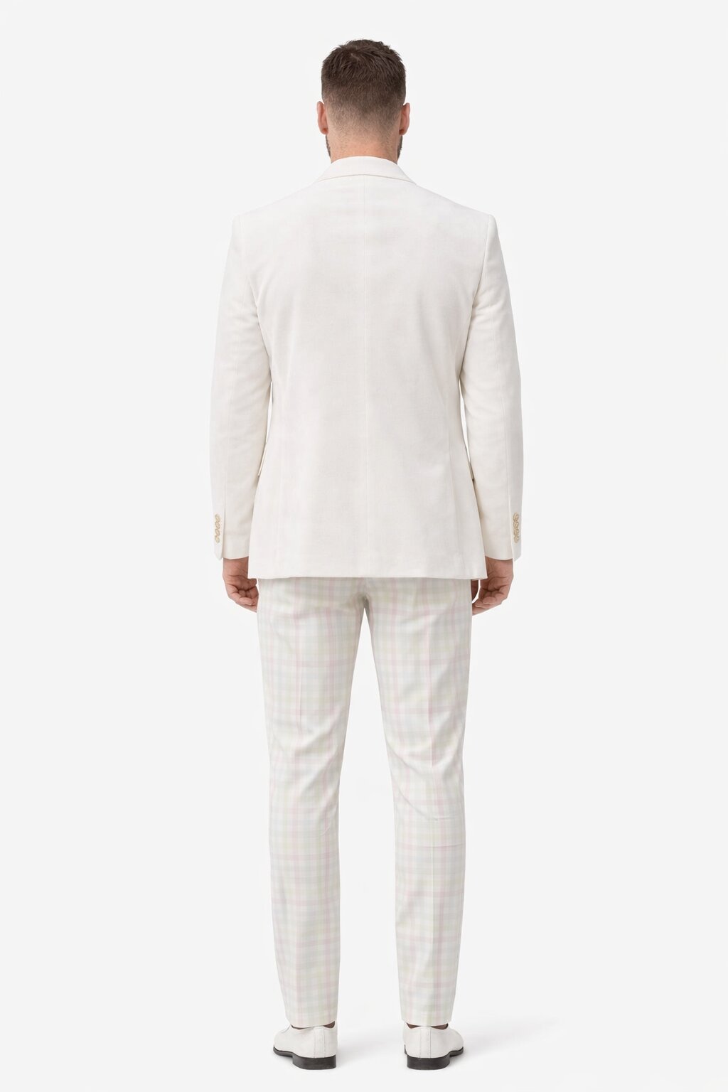 White Velvet Suit Jacket for Every Occasion Modern Fit