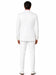 Men's White  100% Linen Two Piece Regular Fit Suit Flat Front Pants - Mens Linen Suit