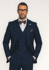 Men's Wide Leg Suits – Classic, Athletic Fit 1-Button Vested Wool Suits
