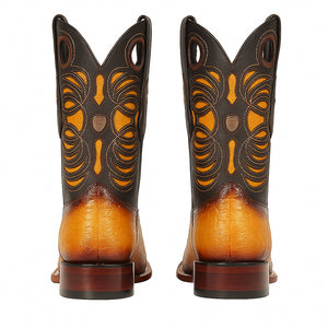Men's Wild West Caiman Tail Ranch Toe Boots 282401