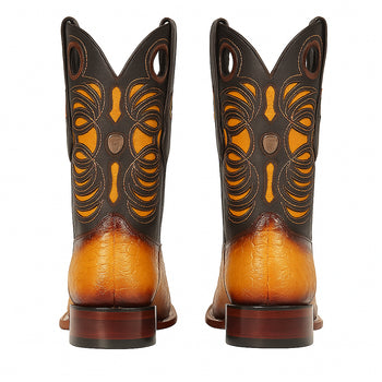 Men's Wild West Caiman Tail Ranch Toe Boots 282401 - Image 7