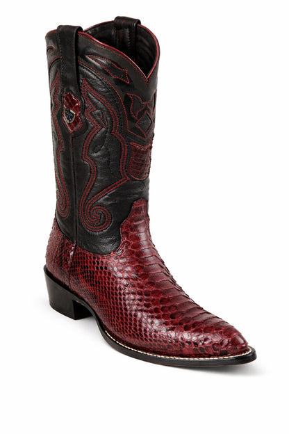 Men's Wild West Python Skin J Toe Boots 29957 - Image 17