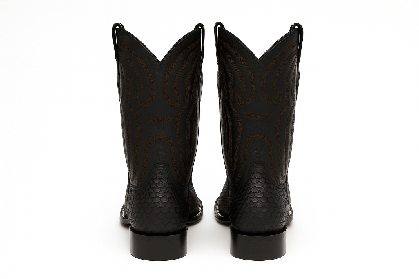 Men's Wild West Python Ranch Toe Boot 2824LG5705 - Image 7