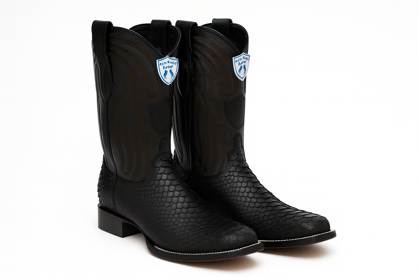 Men's Wild West Python Ranch Toe Boot 2824LG5705 - Image 8