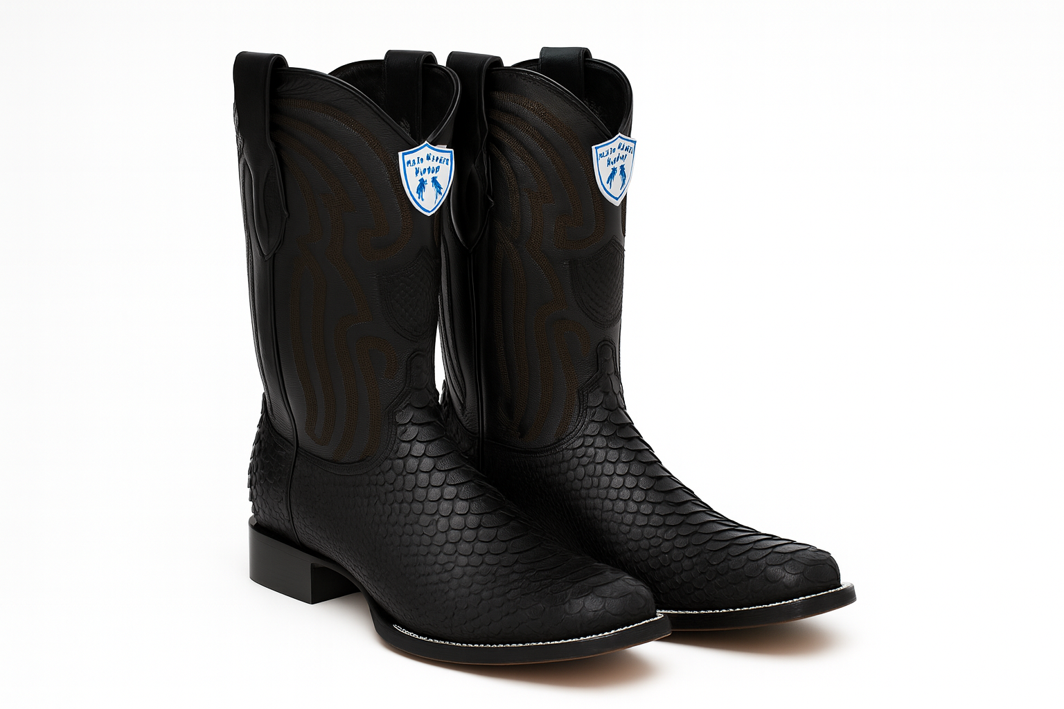 Men's Wild West Python Ranch Toe Boot 2824LG5705 - Image 8
