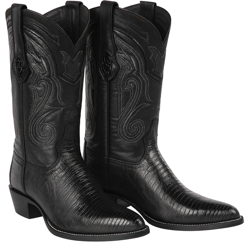 Men's Wild West Teju Lizard Skin J Toe Boots 29907 - Image 10