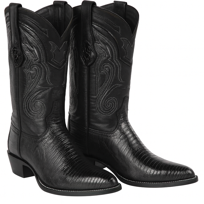 Men's Wild West Teju Lizard Skin J Toe Boots 29907 - Image 10