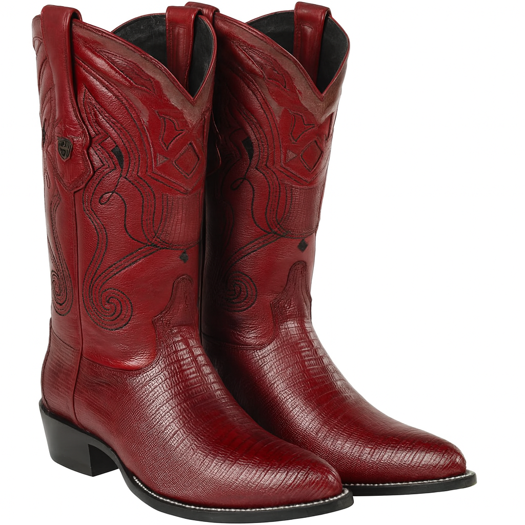 Men's Wild West Teju Lizard Skin J Toe Boots 29907 - Image 18