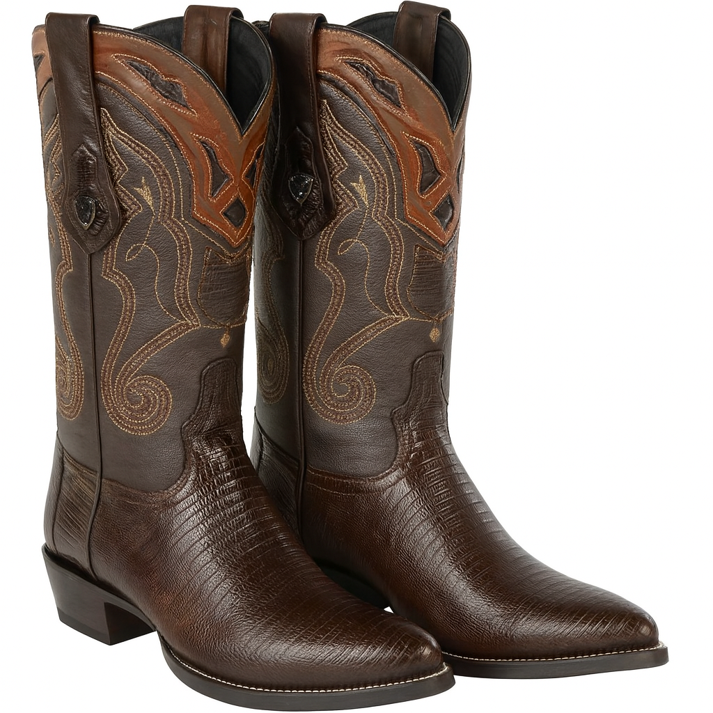 Men's Wild West Teju Lizard Skin J Toe Boots 29907 - Image 28