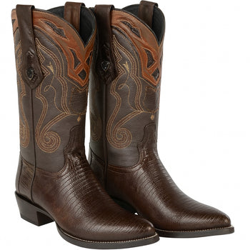 Men's Wild West Teju Lizard Skin J Toe Boots 29907 - Image 28
