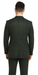 Mens Winter Suit - Suit For Cold Weather - Winter Color Tweed Herringbone Green Suit