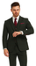 Mens Winter Suit - Suit For Cold Weather - Winter Color Tweed Herringbone Green Suit