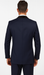 Men's Wool Fabric Navy Blue With Black Velvet Fabric velour Men's blazer Jacket Sport Coat Tuxedo Looking!