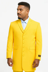 Yellow Zoot Suit - Mens Fashion Golish Yellow 1920s Vintage Look